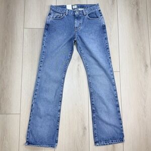 VTG Y2K Calvin Klein Jeans Juniors 3 Light Wash Bootcut Denim Pants NWT Size 3
